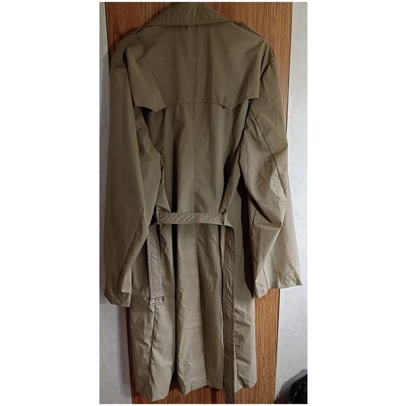 VINTAGE TOTES Trench Rain Coat Mens XL British Crown Colony Hong Kong Utility - Picture 4 of 11